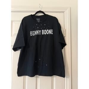 benson boone american hearts tour gray band tee 2025 women size xx-large xxl